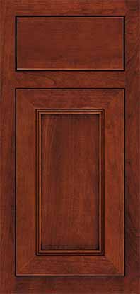 Bancroft Door Cherry Species Sable Stain inset Style
